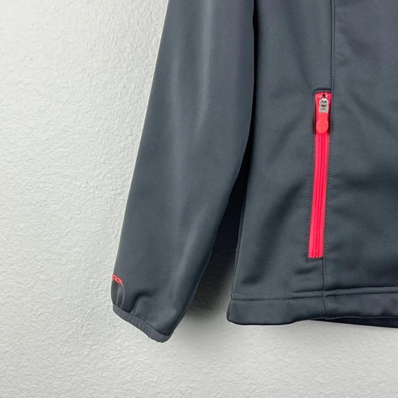 Under Armour Track Jacket Gir'ls Size YL ColdGear Infrared Lined Athletic Gray - Picture 5 of 11